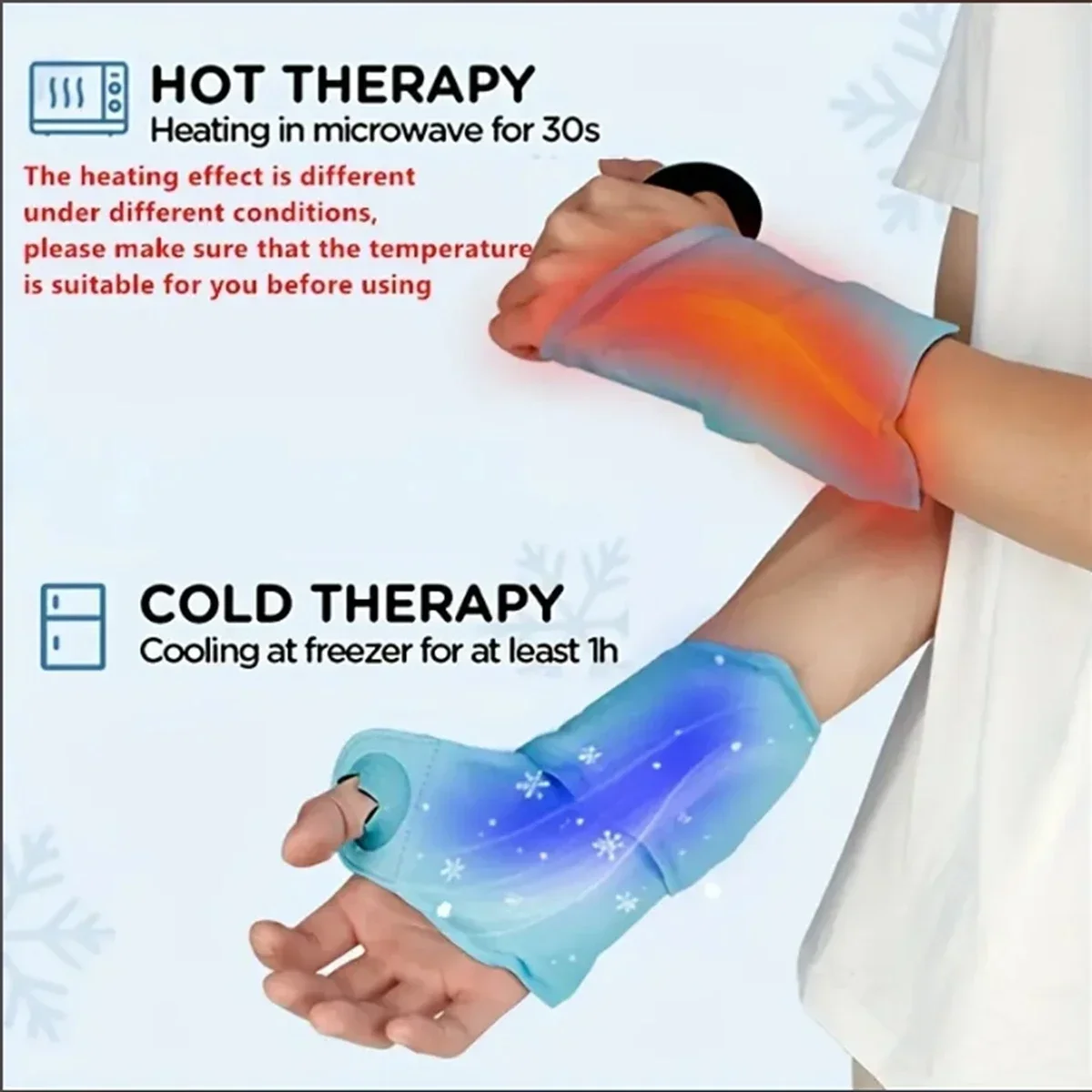 

Wrist Cold Compress Hot Compress Physical Therapy Ice Bag Wrist Joint Integrated Cold Compress Gel Ice Bag