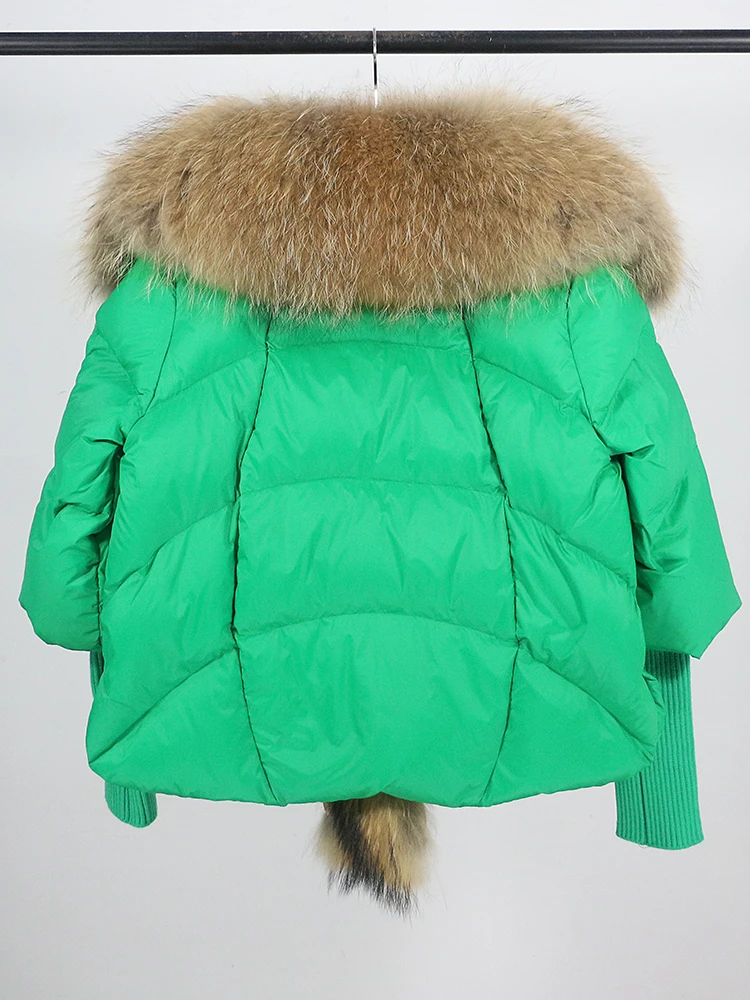 Lose Natürliche Echt Fox Pelz Kragen Mantel Dicke Neue Europäische Mode Weiße Ente Unten Jacke Winter Frauen Warme Luxus Oberbekleidung – Detail 38