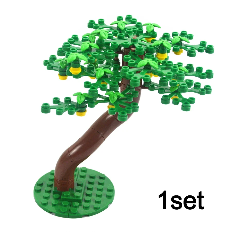 MOC-décennie s de Construction d'Arbre de Ville Créative, Modèle de Forêt, Jardin, Assembler des Briques, Jouets Cadeau pour Enfant, Nouvelle Collection