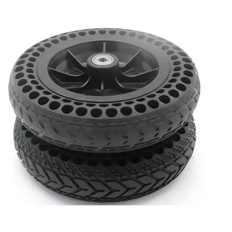 SucceBuy 4-pack 8 x 2 tums kraftiga gummihjul för ställning med dubbel låsning 1100 kg kapacitet per hjul 360 grader 8 best sales 8-tums hjul - №4