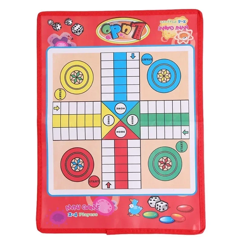 Juego educativo de escalera de serpiente para niños, juego de mesa interesante, tablero de ajedrez volador portátil, juego de mesa familiar, 1 Juego