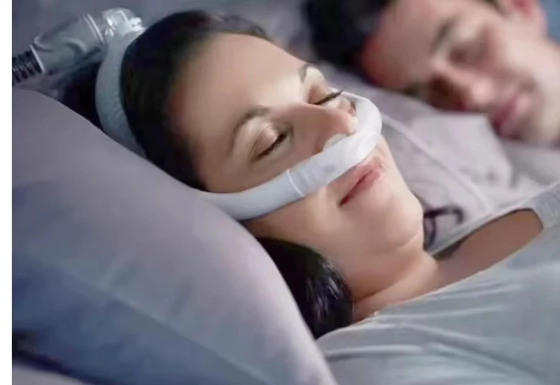 قناع وسائد الأنف Resmed Airfit P30i قناع CPAP يتضمن حزام وإطار وسادة (M/L/S) توقف التنفس أثناء النوم ومضاد للشخير #4