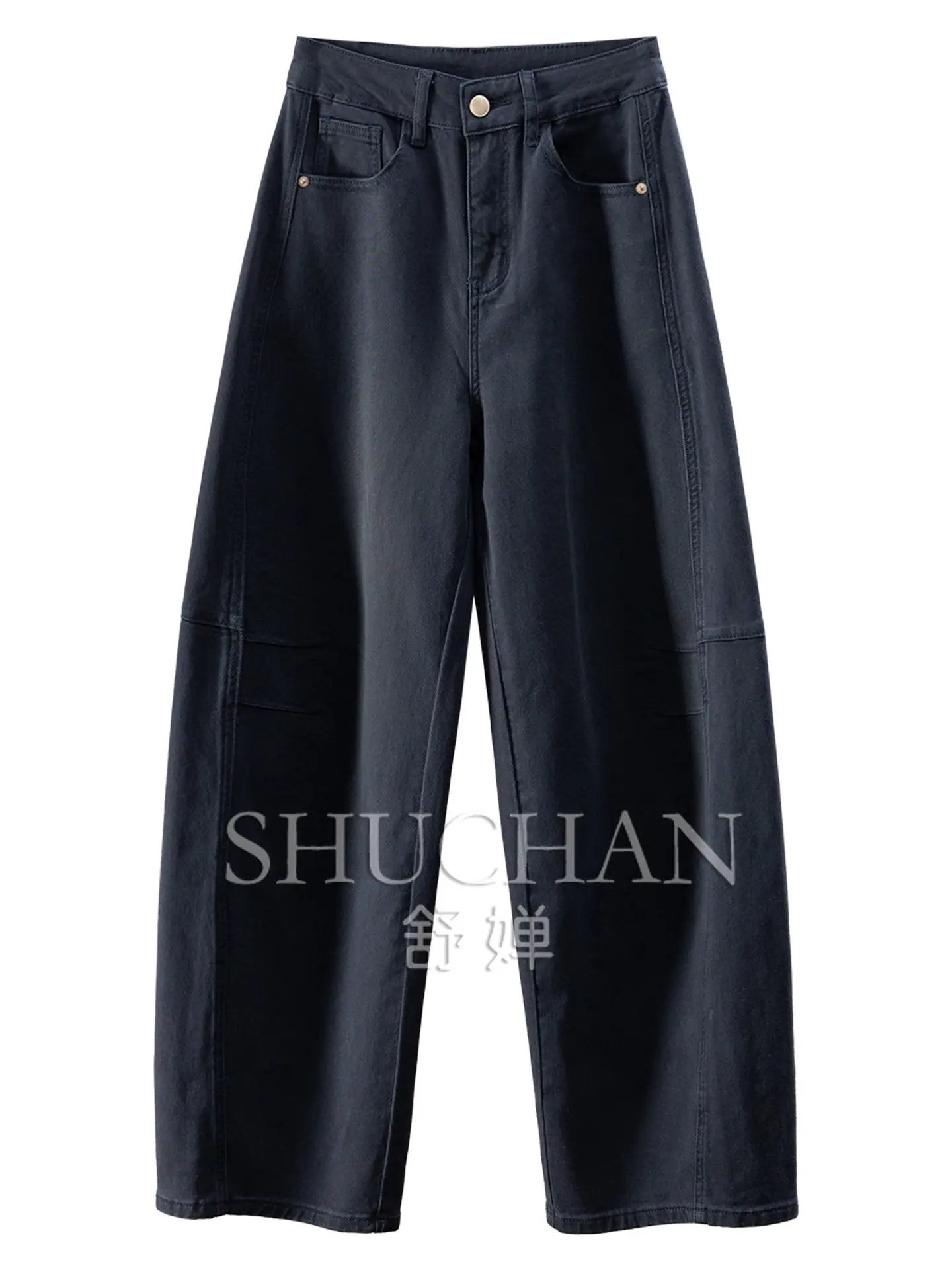 2026 Early Autumn High Waist Lyocell Cotton Mop Floor Sickle Jeans Women 99M1 Streetwear Women