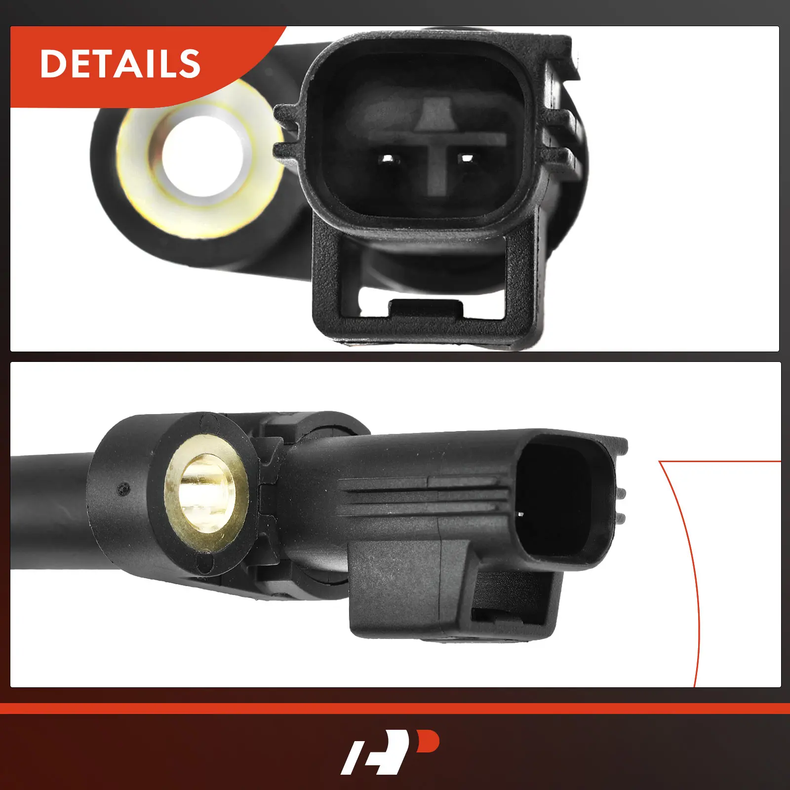 A-Premium Rear Side ABS Wheel Speed Sensor for Ram 1500 2011-2012 Dodge Ram 1500 2007-2010 Ram 2500 2010 Durango 2004-2006 7