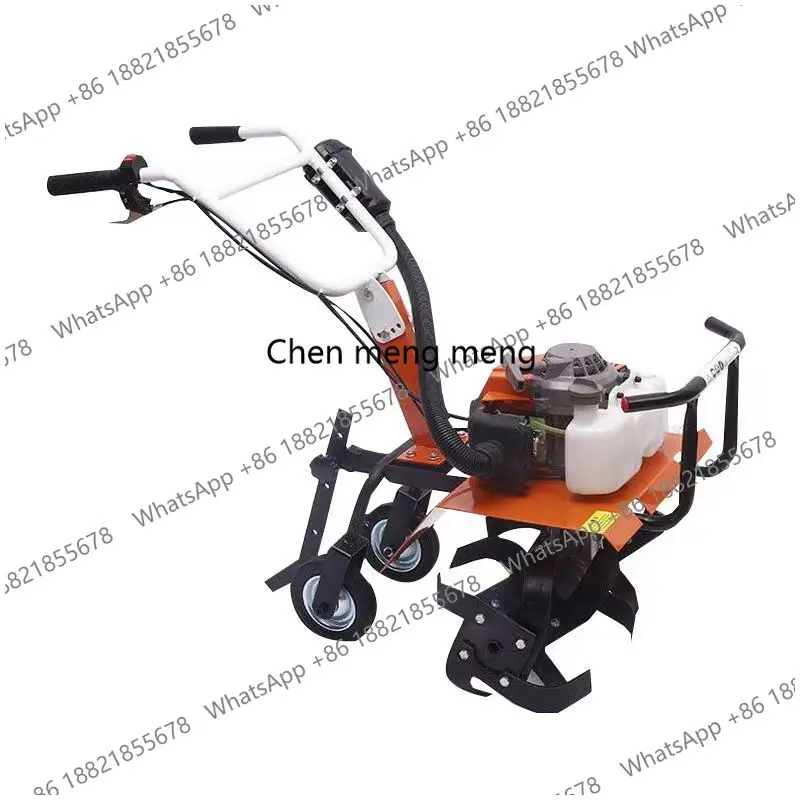 New Mini Power Tiller For Farm And Garden High Productivity Mechanism With Gearbox And Engine Core Components Included