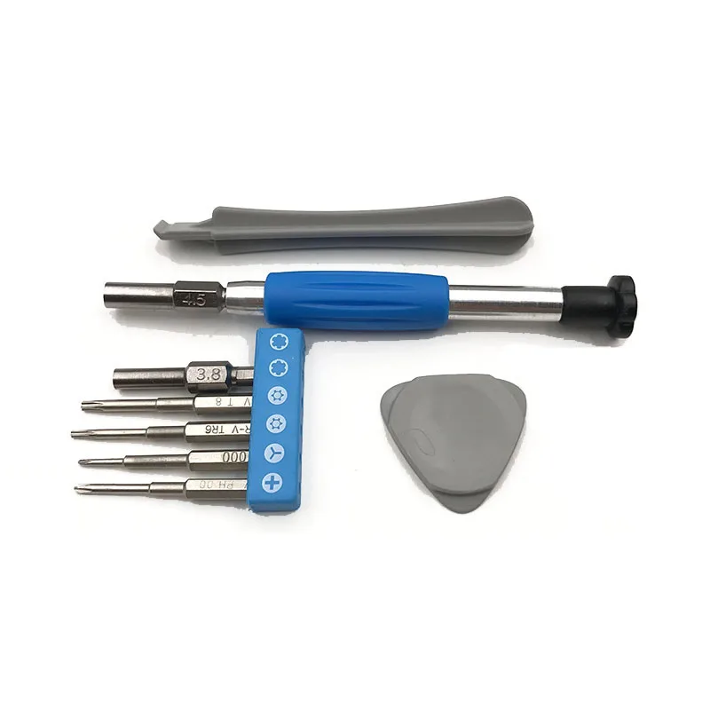 Screwdriver Set 9 in1 Repair Tools Kit 3.8 4.5 T6 T8 Cross three wings ferramentas tool for switch GB GBA SP Ne 3DS XL PSP