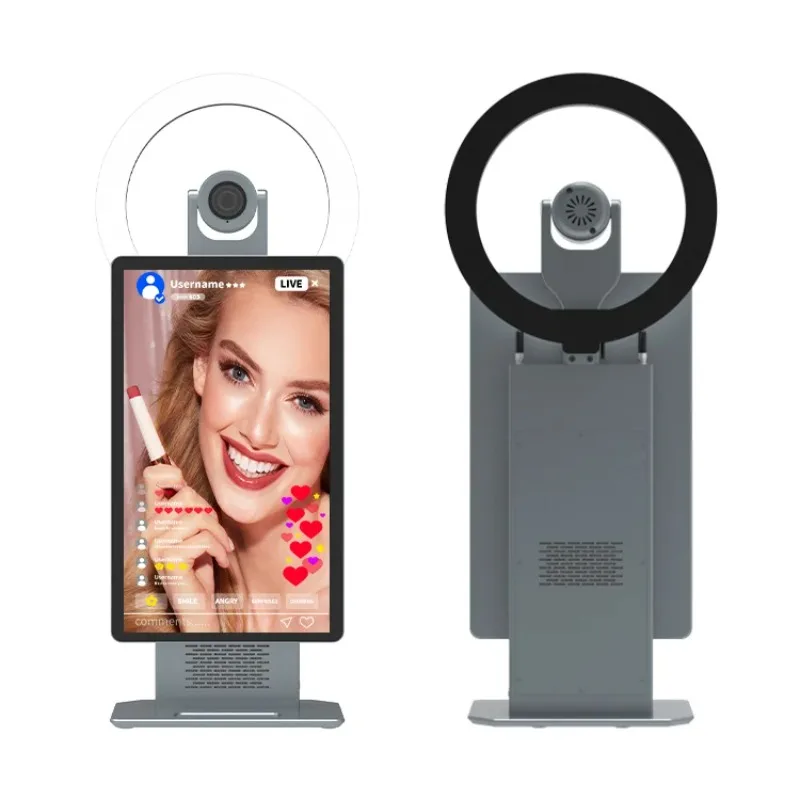 2026 New Hushida 15.6 Inch All In One Facebook Live Streaming Youtube Live Streaming Equipment