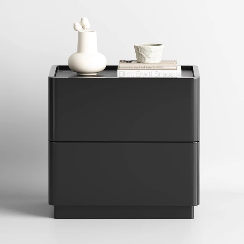 Storage Nordic Night Table Modern Minimalist Black Luxury Nightstand Simple Drawers Decor Muebles Para El Hogar Home Furniture