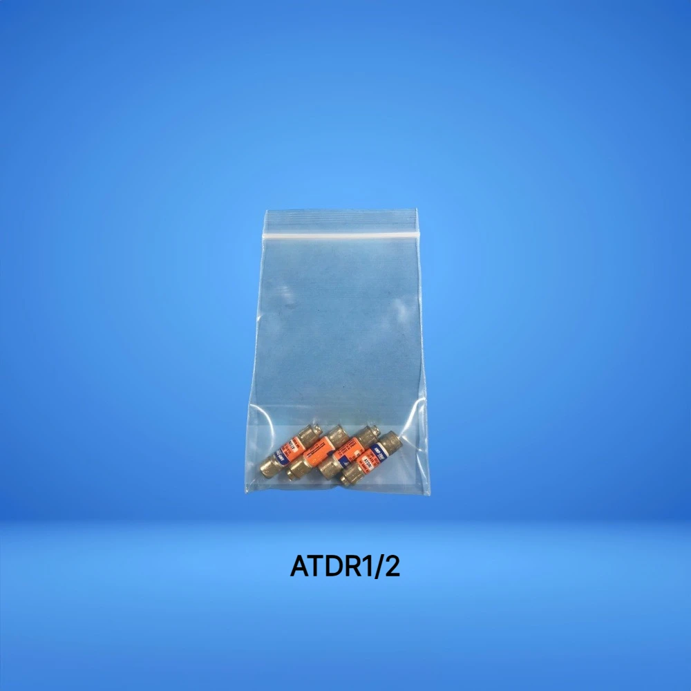 ATDR1/2 Class CC Time-Delay Current Limiting Cartridge Fuse 0.5A 600VAC 300VDC Motor PLC Circuit Protection 【10-Pack】 OEM