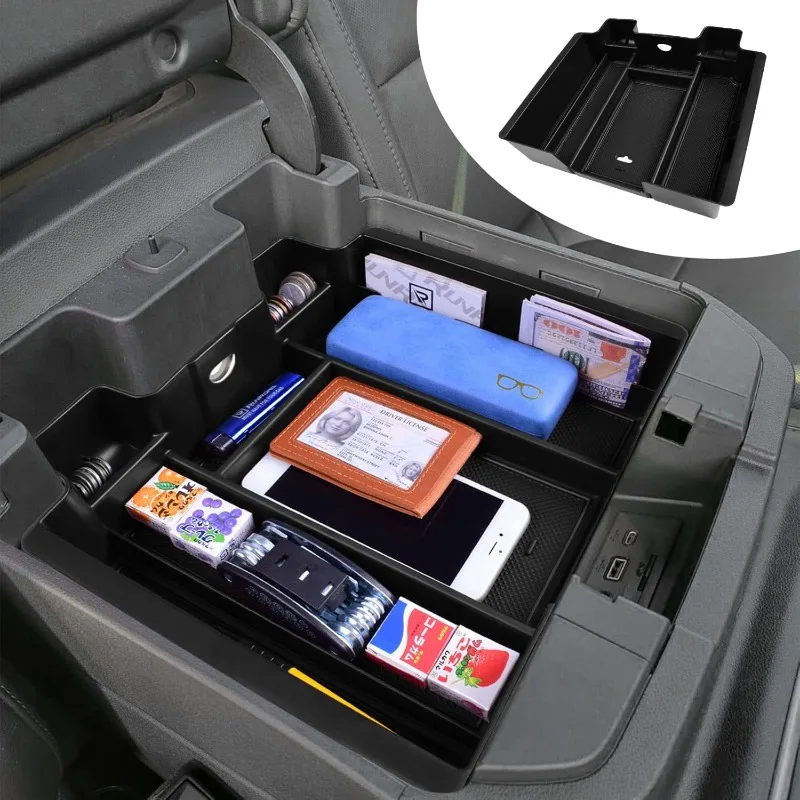 

Center Console Organizer Compatible with 2019-2022 Chevy Silverado 1500/GMC Sierra 1500 and 20-23 Silverado/Sierra 2500HD/3500HD