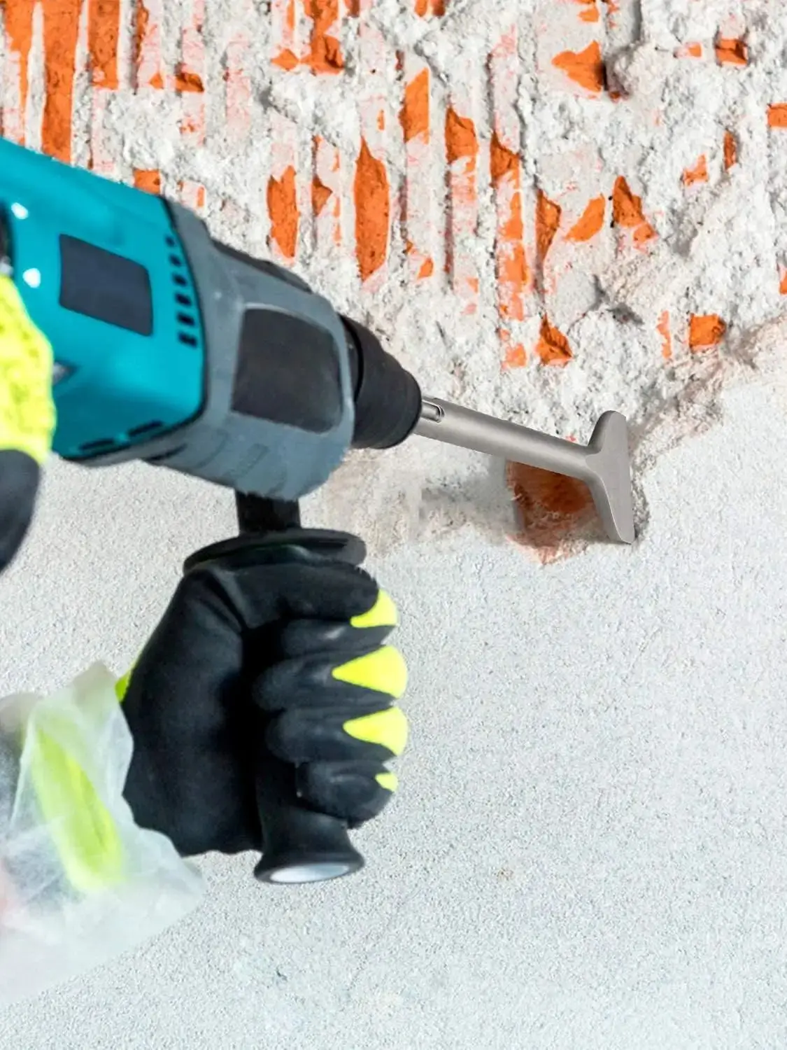 SDS MAX Skalierungsmeißel 75x250mm Elektrischer Hammer Breiter Gebogener Fliesenmeißel für Wand-, Beton- und Fliesenentfernung Mauerbohrer Schaufel – Detail 1