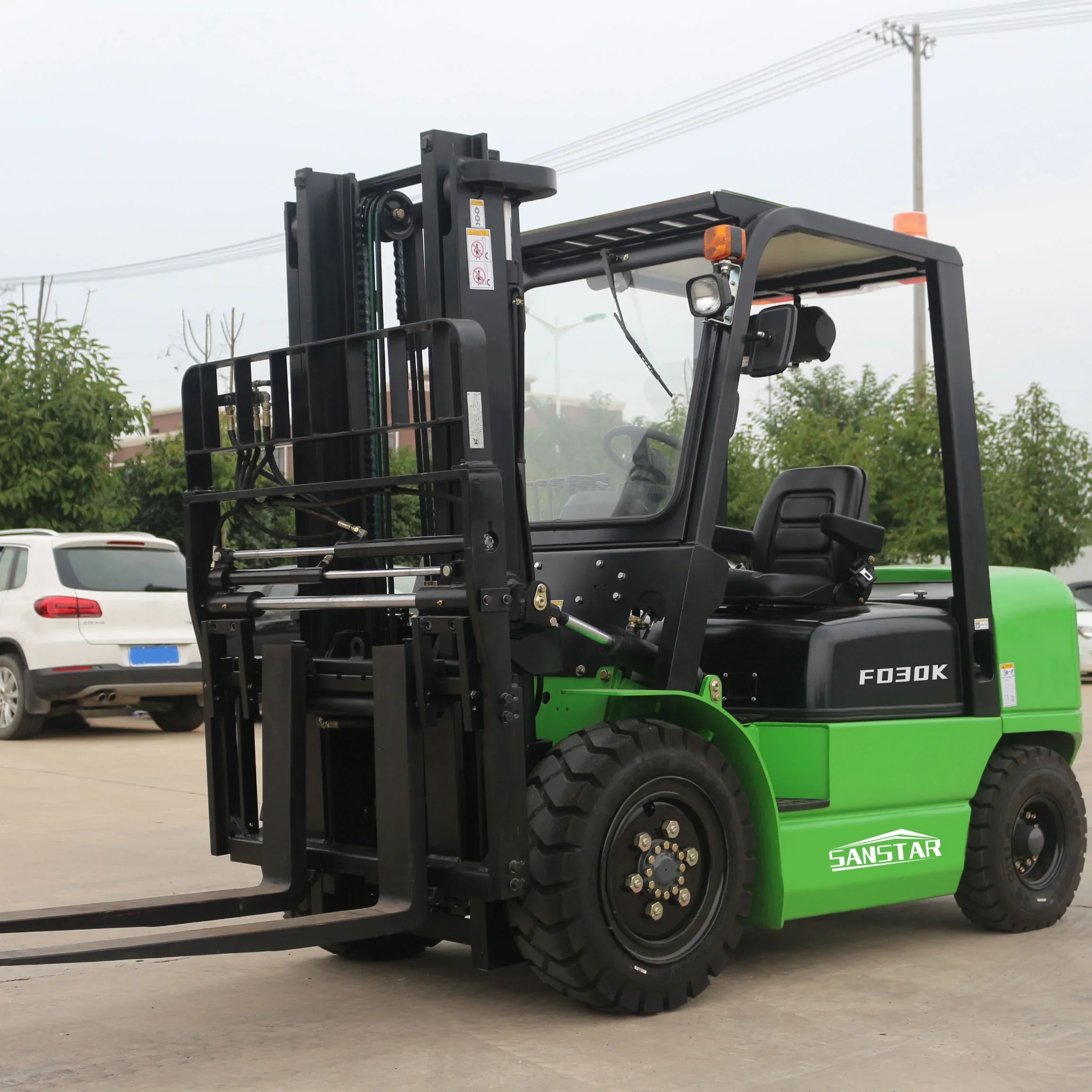 Hot Sale Chinese Brand Sanstar Supplier New Forklifts Diesel 3 Ton 3.5 Ton with Euro5/EPA Engine