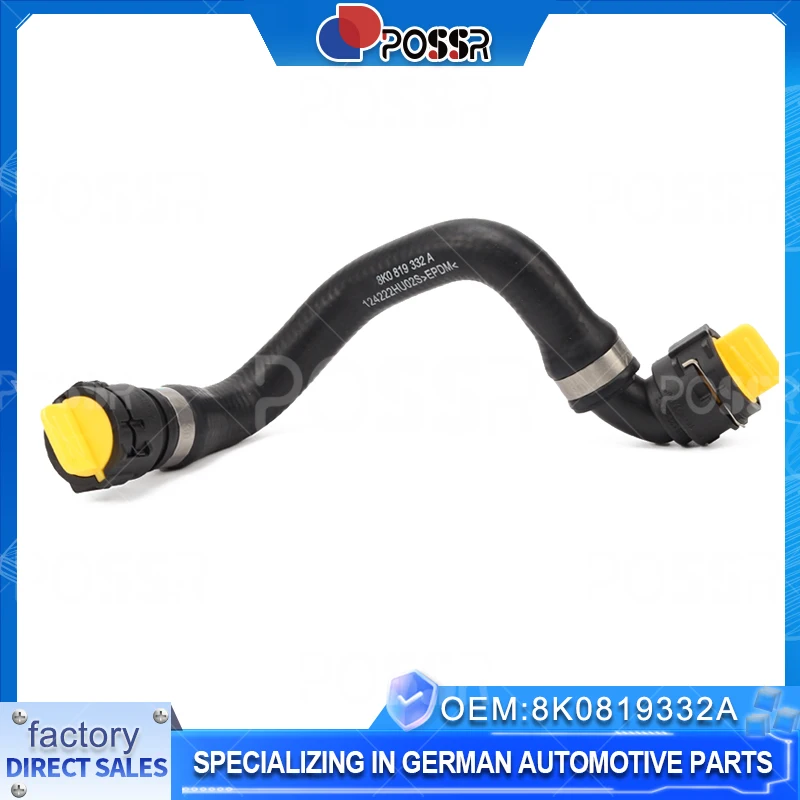 8K 0819332 A Engine Coolant Cooling Heater Hose Pipe for Audi A4 A5 Quattro 2.0L 2008-2017