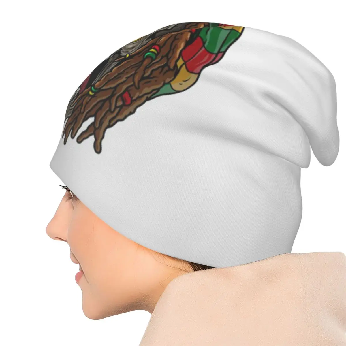 Jamaica Rasta Jamaican Men Women Adult Beanies Caps Knitted Bonnet Hat Warm Fashion Autumn Winter Outdoor Skullies Hats view 3