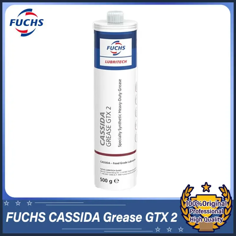 Lubrificante FUCHS CASSIDA Graxa GTX 2 500g para Máquinas de Alimentos e Bebidas