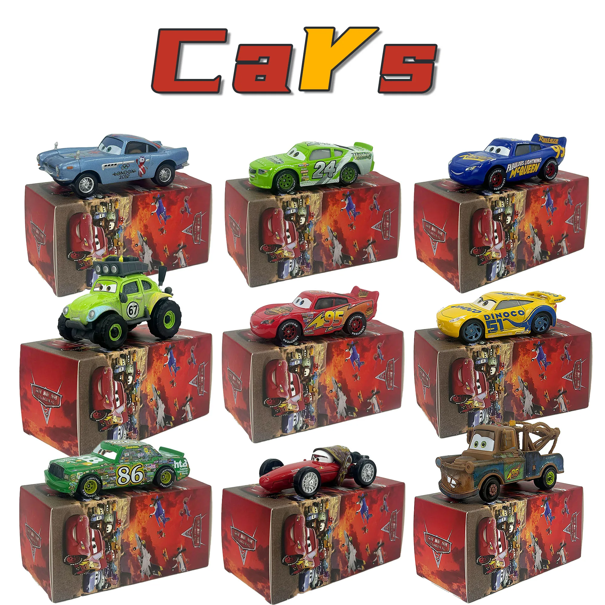 

1/55 Scale Diecast Alloy Car Model Color Box Packaging Classic Racing Toy Car Collection Birthday Gift for Boys Kids