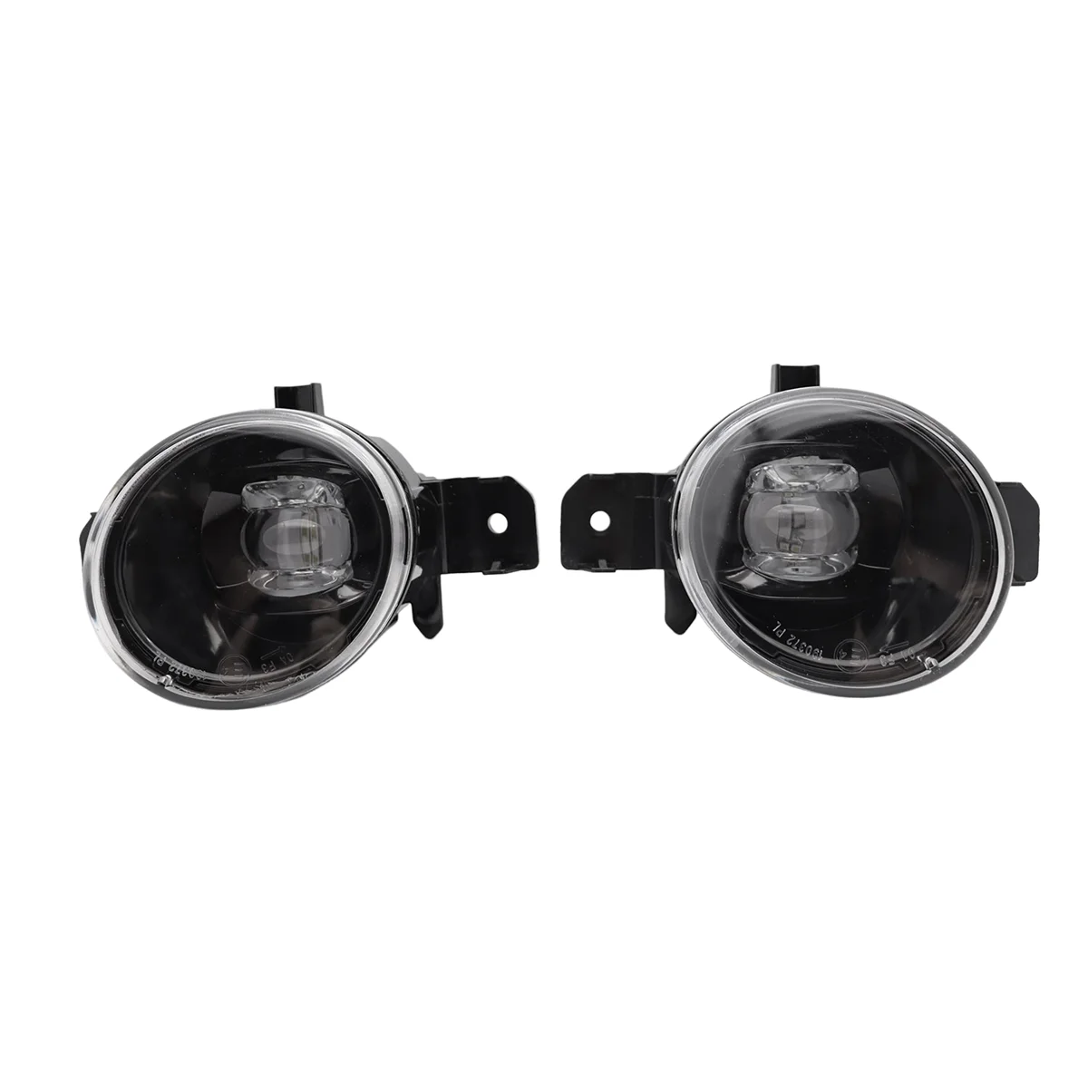 1Pair Car Front Bumper LED Fog Light Assembly for Almera March Urvan Primera LensRrunning Lamp