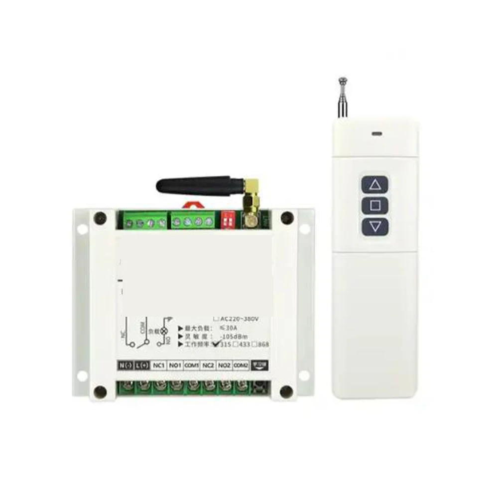 

DC12-48V 433Mhz 315Mhz 2CH Delay RF Remote Controller Switch Transmitter and Receiver Remote Control