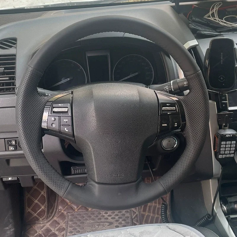 Custom Car Steering Wheel Cover For Holden Colorado (AU) 2012-2019 Isuzu D-MAX 2013-2018 mu-X 2013 Car Interior Car Styling