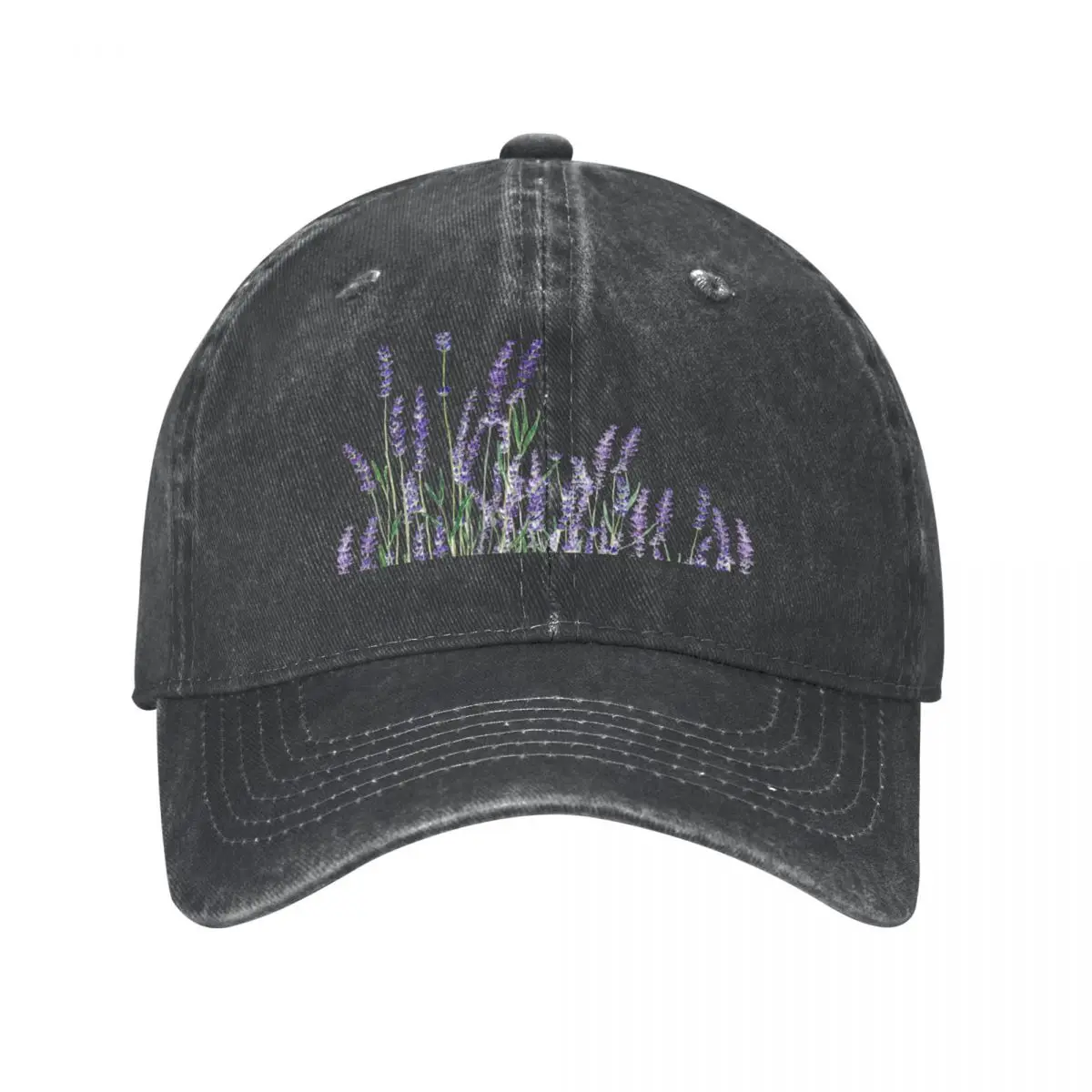 purple lavender horizontal watercolor Cowboy Hat fishing hat sun hat Gentleman Trucker Women Hats Men's