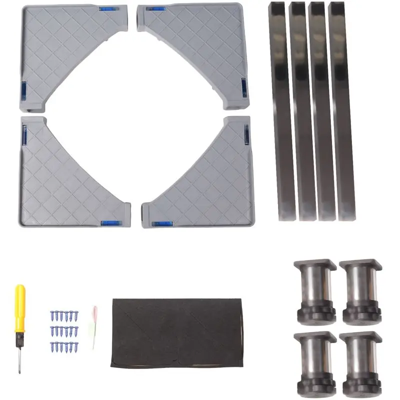 [B25B!】 Washing Machine Stand Adjustable Refrigerator Base Anti-Slip And Anti-Vibration Dryer Holder Raised Base Bathroom Tools