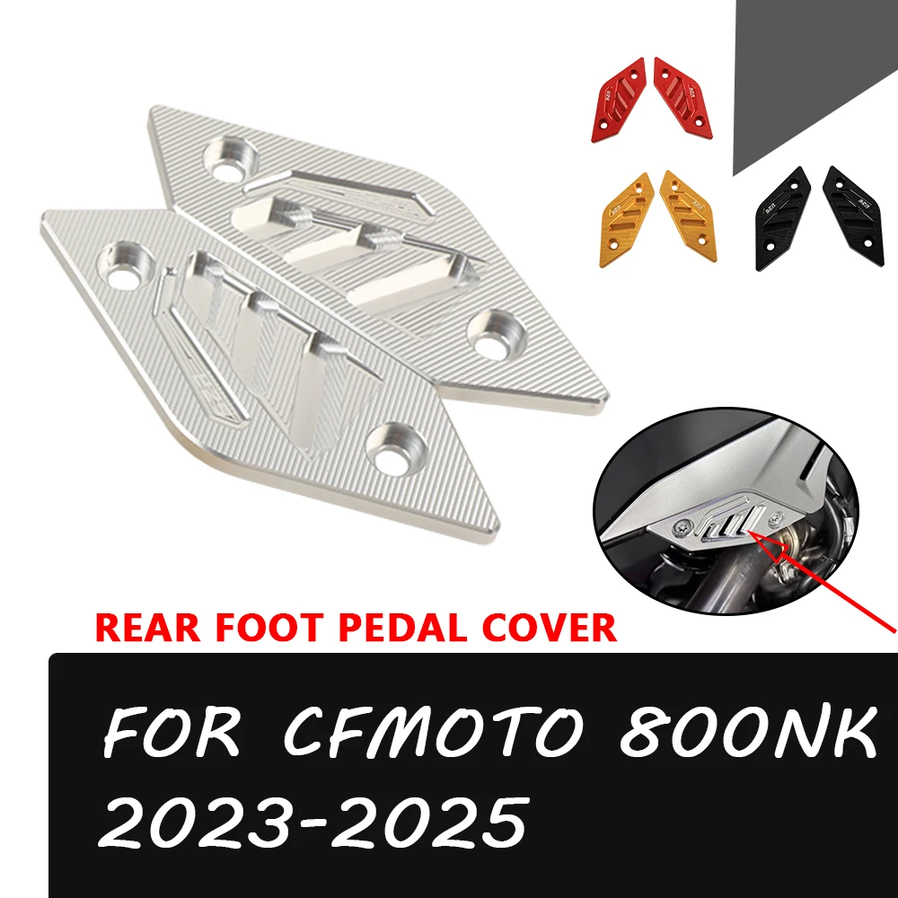 

For 800NK 2024 Rear Foot Pedal Decorative Cover For CFMOTO NK800 800 NK Rear Passenger Pedals Eliminator Side Padding Bracket
