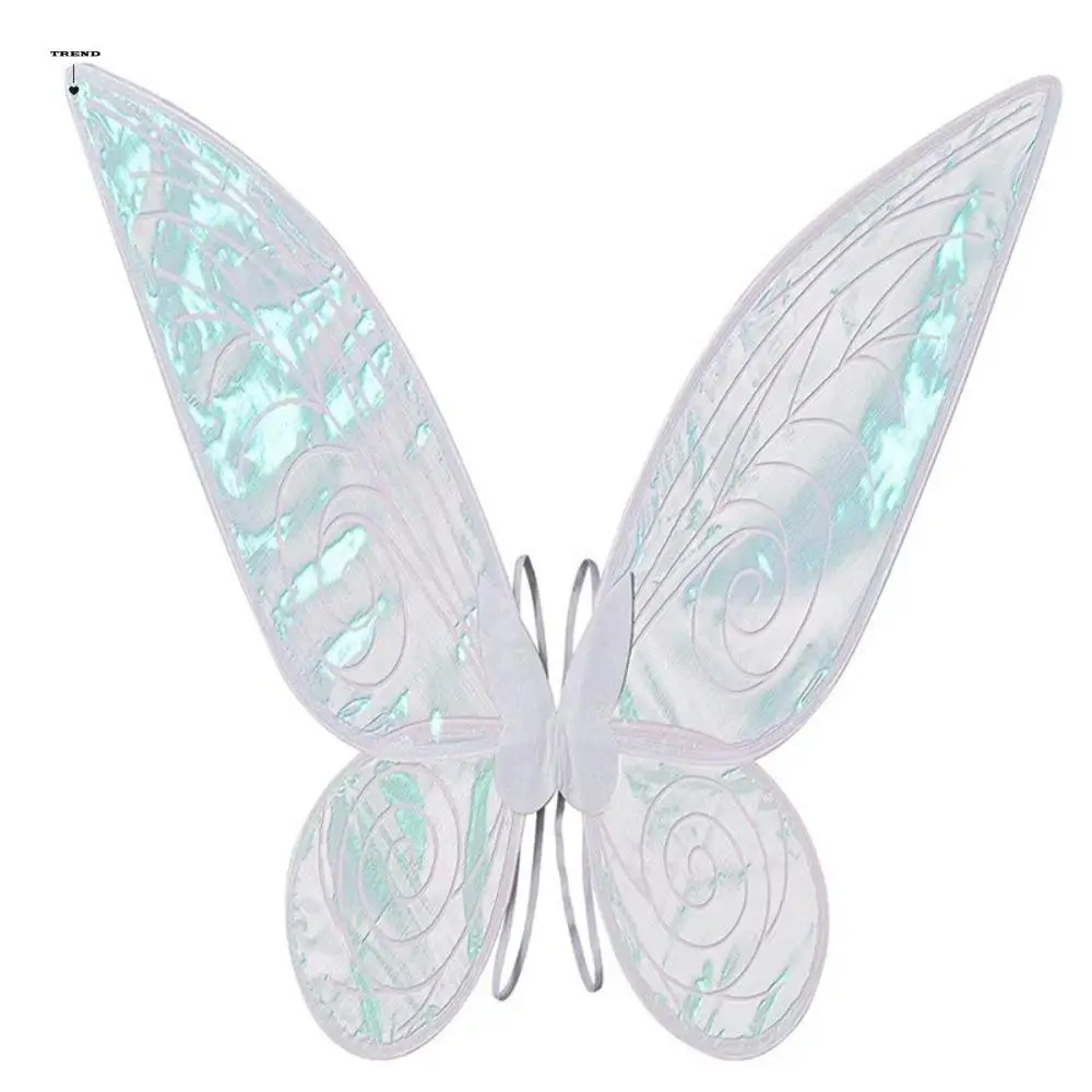 

Cosplay Props Girl Butterfly Wings Organza Multicolor Elf Angel Wing Lightweight Role Play Fairy Wings for Halloween Party