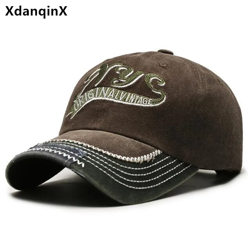 

2024 New Brand Washed Cotton Vintage Embroidery Baseball Caps For Men And Women Broken Hole Antique Retro Party Hats Hip Hop Hat