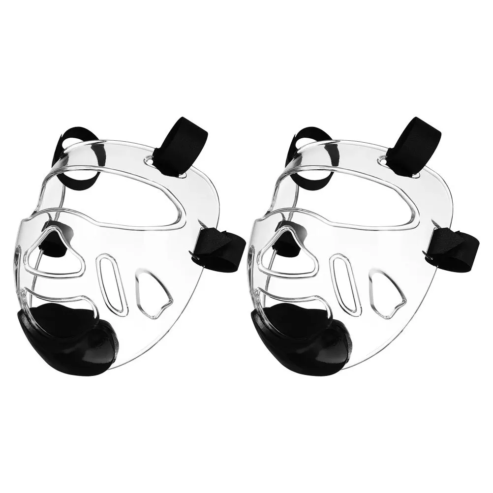 

2Pcs Taekwondo Karate Face Guard Detachable Protector Martial Art Headgear Sparring Boxing Sports Safety Gear Karate Gear