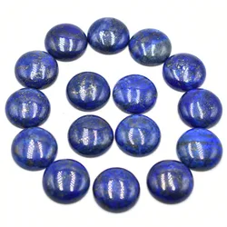 2023 Fashion hot selling good quality natural stone Lapis Lazuli round cabochon beads 20mm  Wholesale 15pcs/lot free shipping