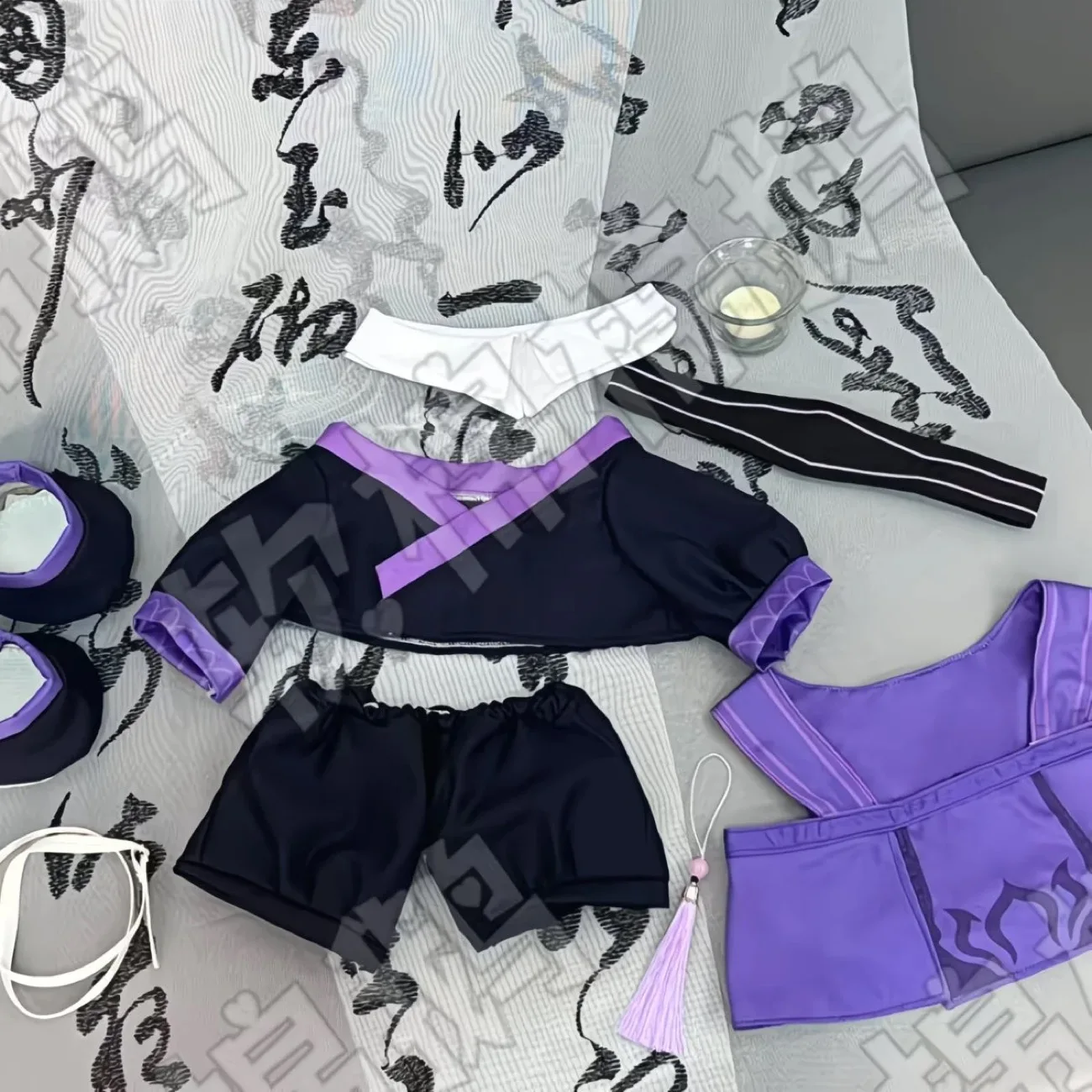 2026 Original Demonic Ancestor Surrounding Fan Jiang Cheng Attribute 40cm Conjunto de Ropa de Bebé Estilo Antiguo para Cosplay