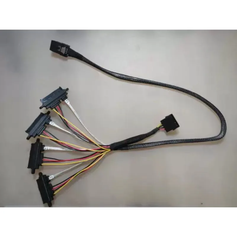For MINI-SAS 1 point 4 SAS/SATA cable SFF-8087 to 8482 1 to 4 hard disk SAS pass-through card