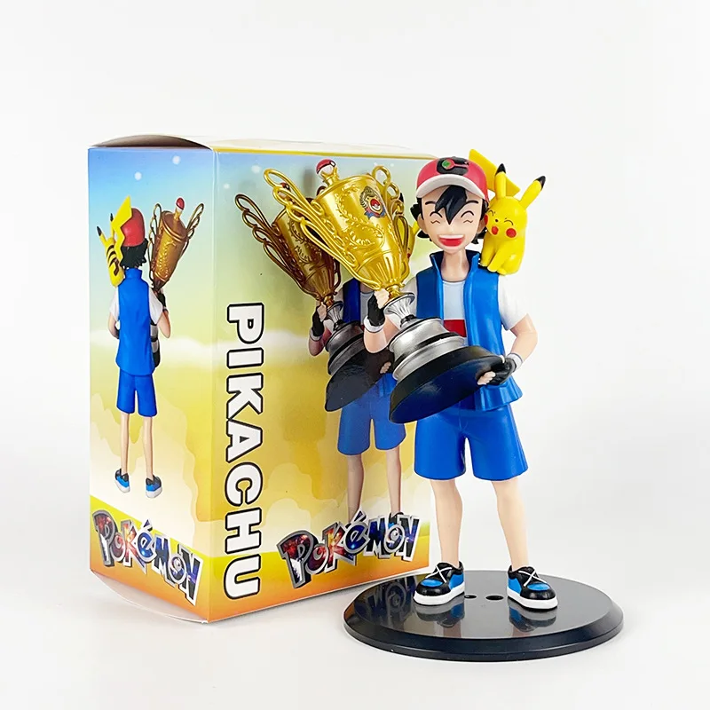 figura-de-acao-pokemon-ash-ketchum-pikachu-com-trofeu-de-campeao-modelo-colecionavel-em-caixa-ornamento-de-mesa-para-fas-de-anime-pokemon
