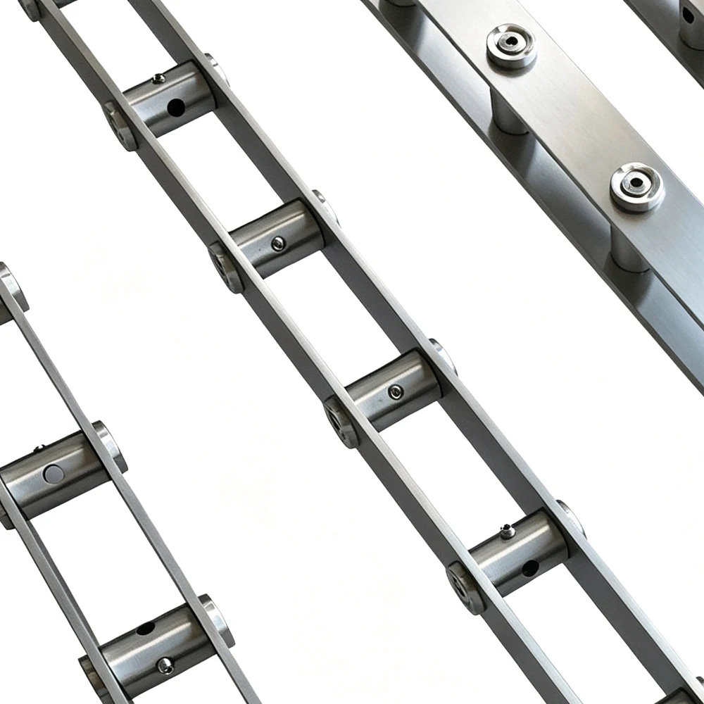Custom CNC machined stainless steel glass railing post, multiple styles available for stair, balcony and deck projects