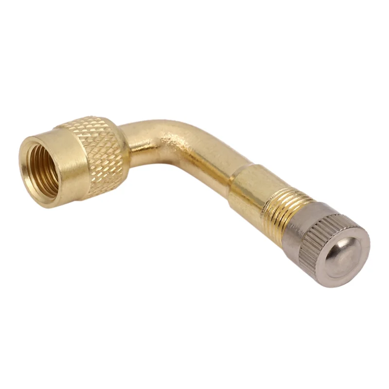 

10 шт. удлинительный клапан, латунная шина, 90 градусов, универсальная для грузовика, автомобиля, мотоцикла-N25R