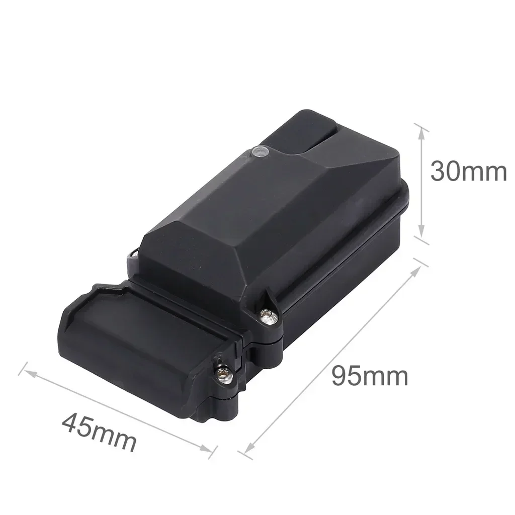 

1PCS Plastic Waterproof RC Car Radio Device Receiver Box 85*40*28mm for 1/10 Axial SCX10 90046 D90 TRX-4 RC Crawler Car