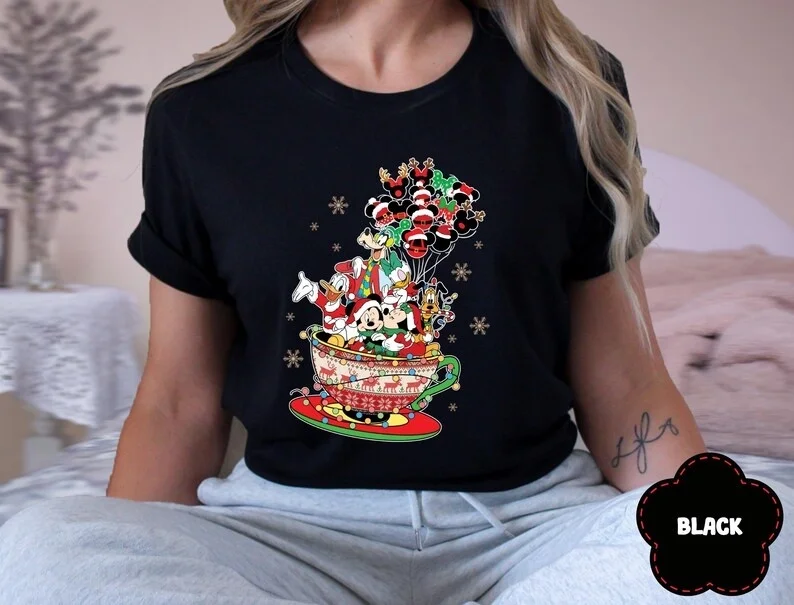 2026 Hot New Disney ‌Mickey Mouse Series T Shirt Vintage Women's Men Cotton Tee Short Sleeve O-Neck Casual Trend Oversize