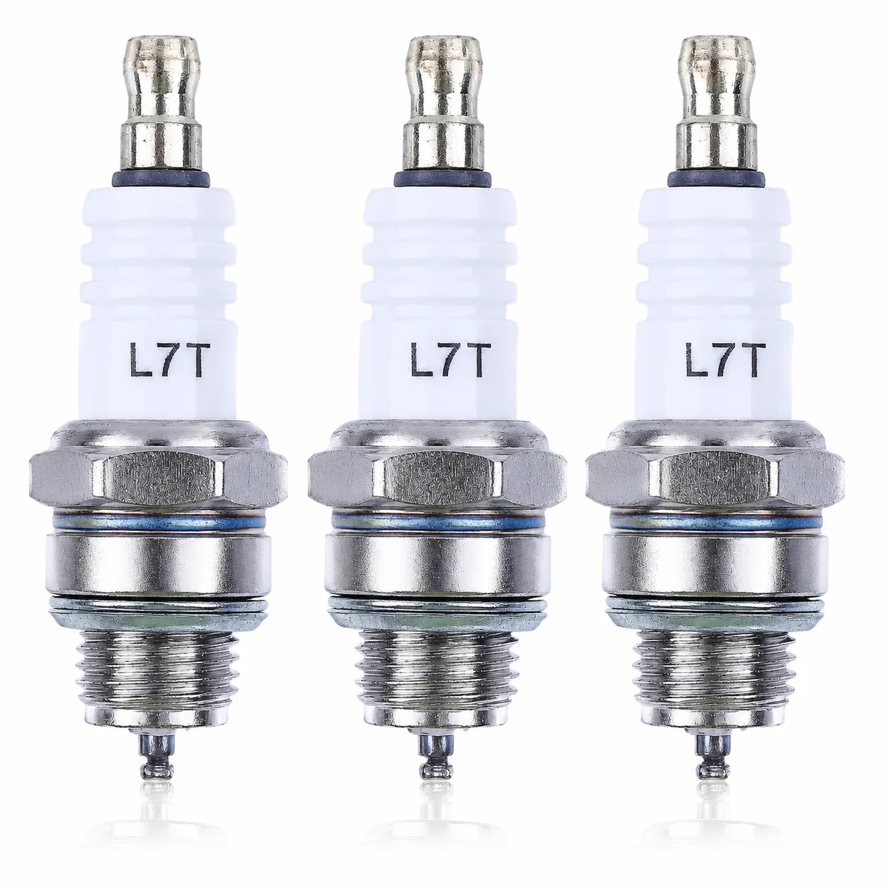 Spark Plug 3-Pack BPMR7A BPR5ES Replacement For Stihl Husqvarna Honda Chainsaw Engine Parts Fits Champion RCJ6Y RCJ7Y L82C WSR6F