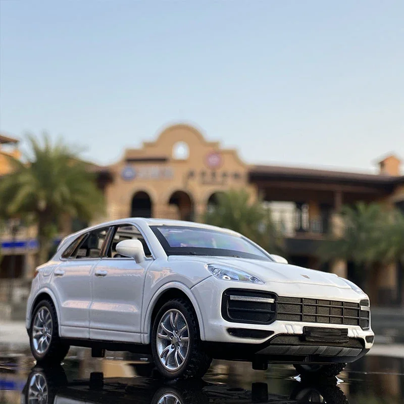 Porsche Cayenne Turbo Car Model, 1:32, Liga, Simulação, Decorar, Coleção, Presente, Brinquedos, Fundição