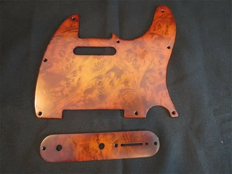 Perfect Telecaster Guitar Pickguard hand made bird\'s eye wood Tele Pickguard  #4870