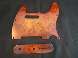 Perfect Telecaster Guitar Pickguard hand made bird's eye wood Tele Pickguard  #4870