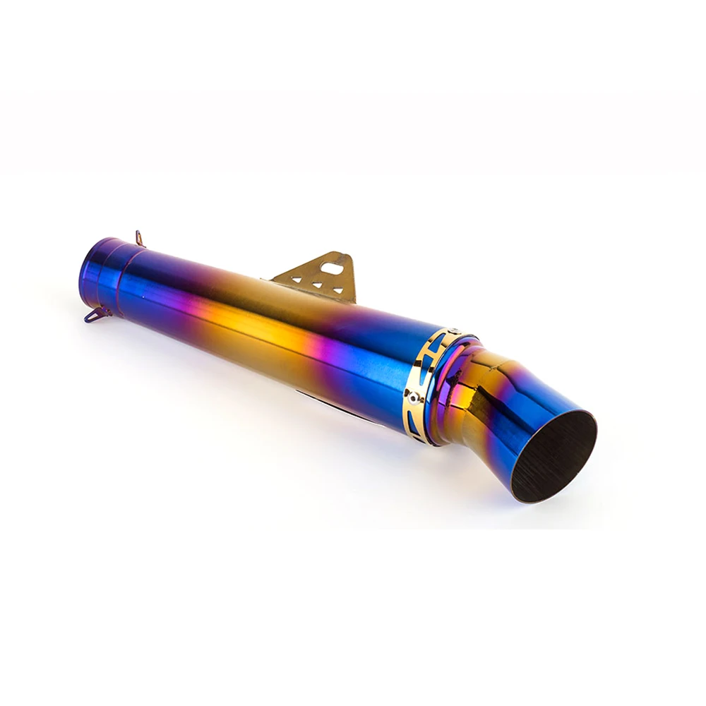 Universal 38mm 51mm Motorcycle Exhaust Pipe For Muffler Carbon Fiber Exhaust for LC135 Wave 125 MIO110 RS150 Y15 Nmax FZ6 R3