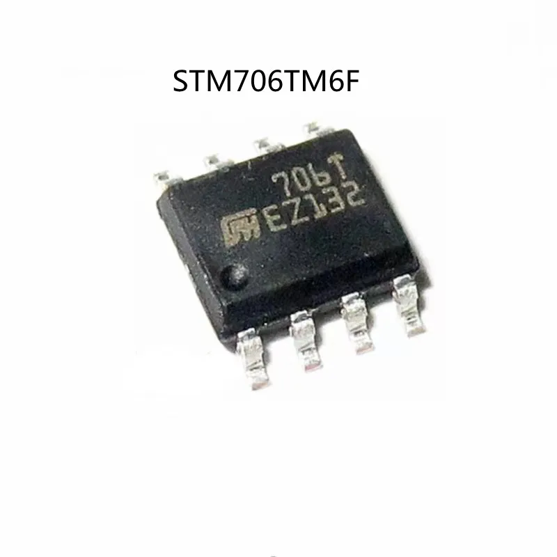 New Original STM706TM6F Screen Printed 706T SOP8 Monitor Reset Chip