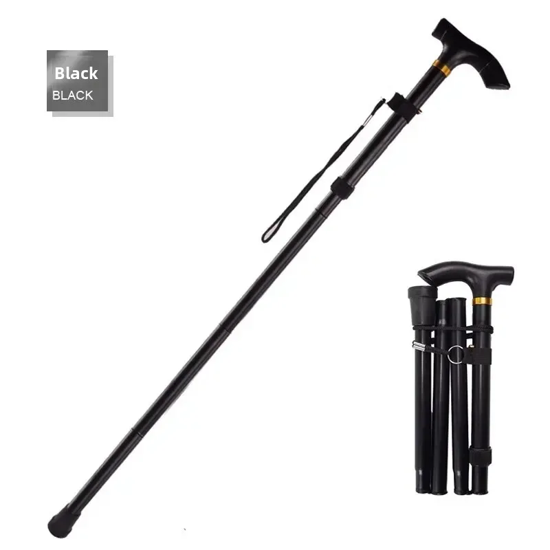 Foldable Ultralight Trekking Poles Telescopic Alpenstock Walking Sticks for Outdoor Hiking Camping Nordic Walking