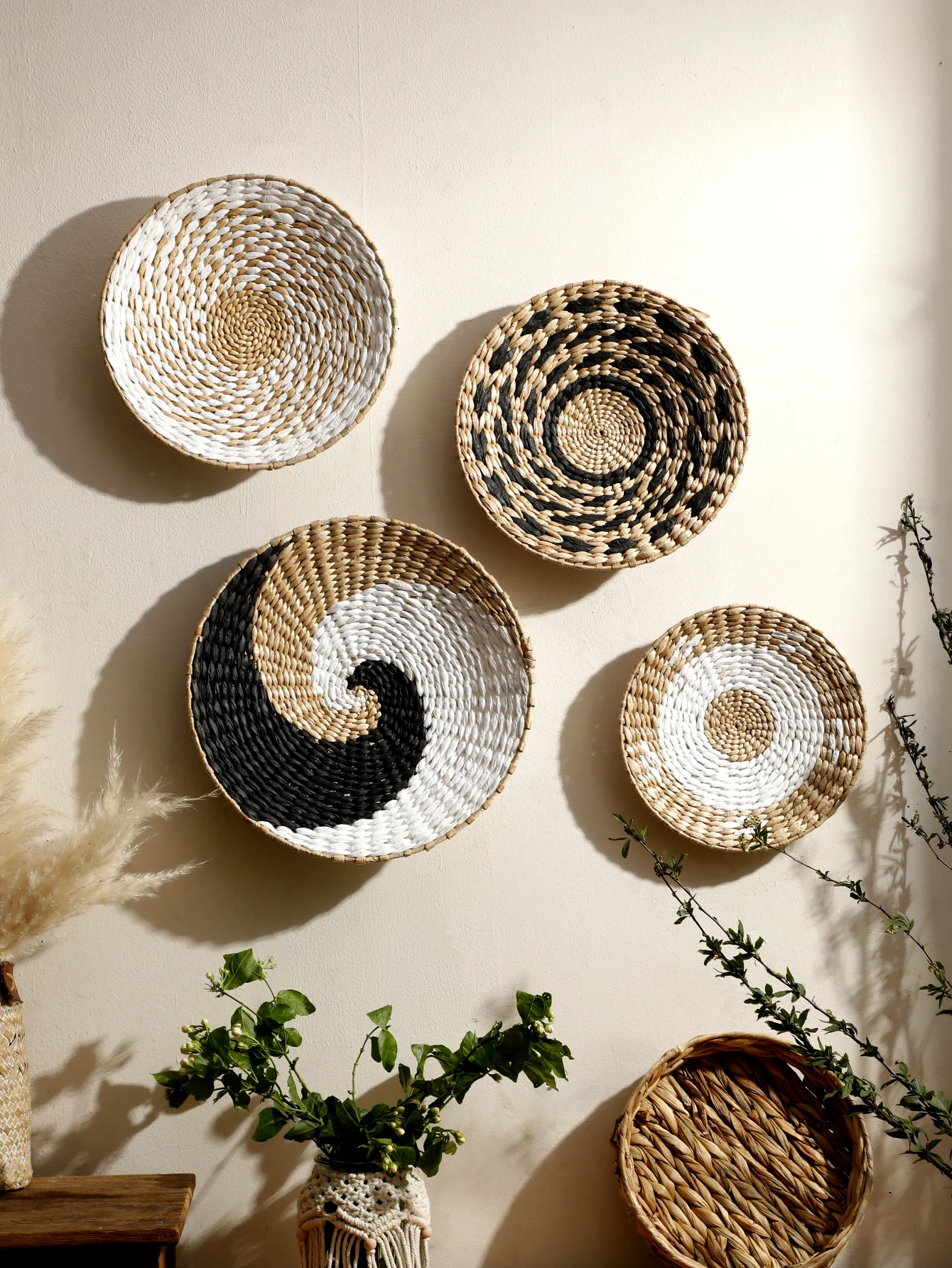 Wandkorb Dekor Boho handgemach – Rattan Plant Basket Bewertung und Preis