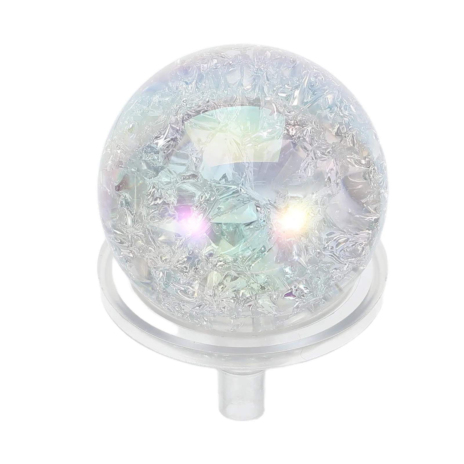 Ice Cracked Glass Sphere Balls Crystal Bubble Globe Decorative Sphere Crystal Ball Aquarium Fish Tank Bonsai Fountain Ornaments
