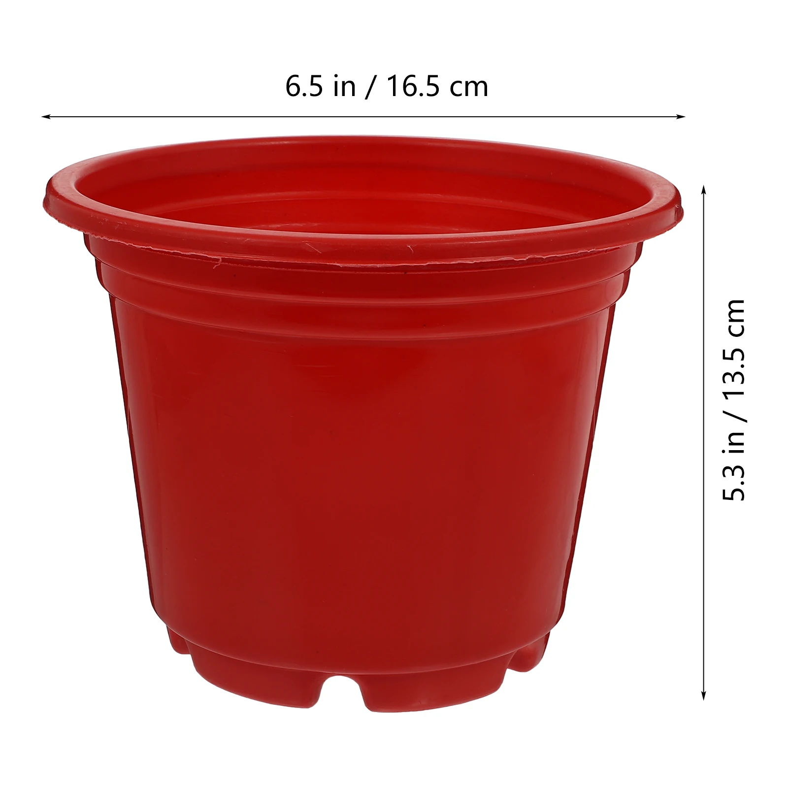 

10 комплектов пластиковых горшков, контейнеры для растений, 160 мм, для хранения на высоких ножках, красные подвесные настенные горшки, садовые аксессуары