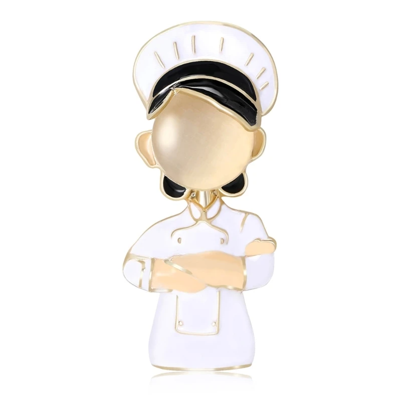 CORD Cartoon Cook Themed Alloy Brooch Fashion Item With Lightweight Feature For Easy Wearing And Joyful Gifting
