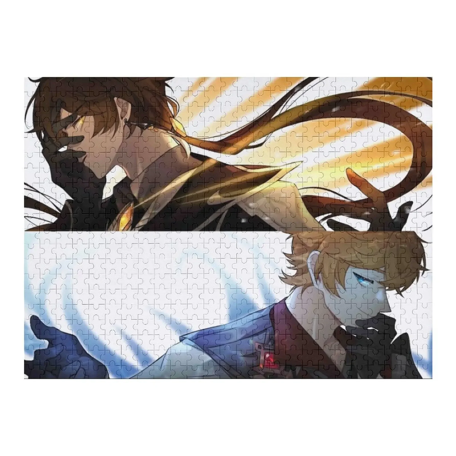 

Zhongli and Childe Jigsaw Puzzle Baby Toy Works Of Art Customized Photo Puzzle