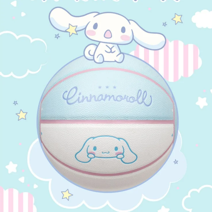 

2023 New Sanrio Anime Cartoon Cinnamoroll Cute Size 7 Basketball Indoor Standard Basketball Valentine's Day Xmas Birthday Gifts